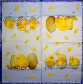 KÜK-061 Chicken - 3-ply (blue) - Ambiente